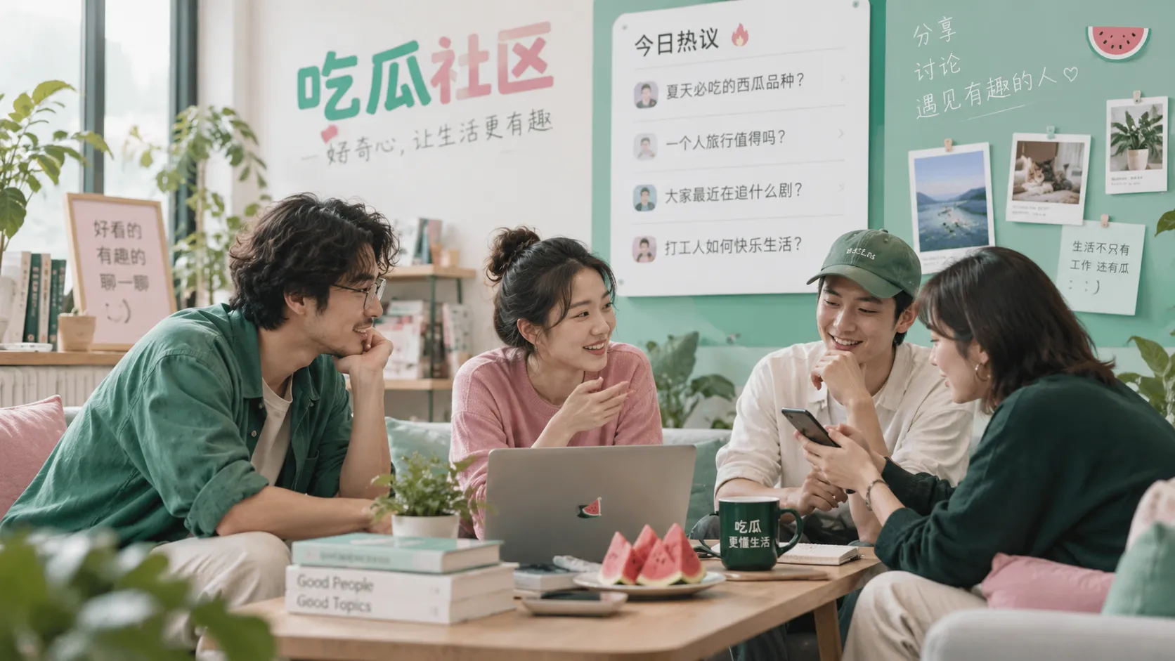 吃瓜社区的友善讨论